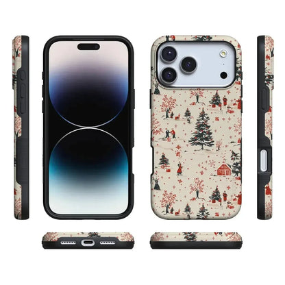 Winter Nostalgia | Vintage Holiday Case Phone Case Casetry