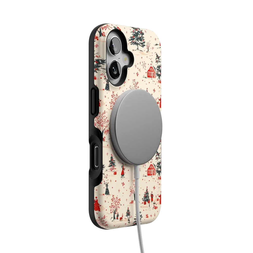 Winter Nostalgia | Vintage Holiday Case Phone Case Casetry