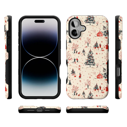Winter Nostalgia | Vintage Holiday Case Phone Case Casetry