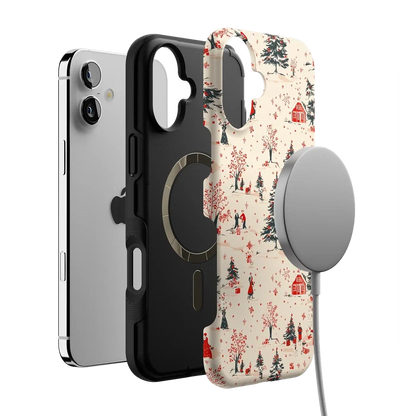 Winter Nostalgia | Vintage Holiday Case Phone Case Casetry