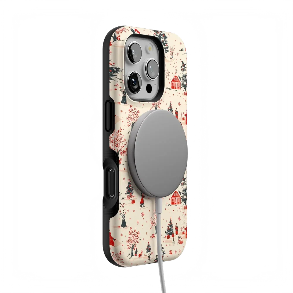 Winter Nostalgia | Vintage Holiday Case Phone Case Casetry