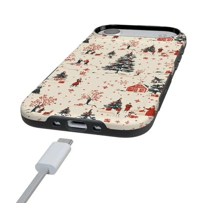 Winter Nostalgia | Vintage Holiday Case Phone Case Casetry