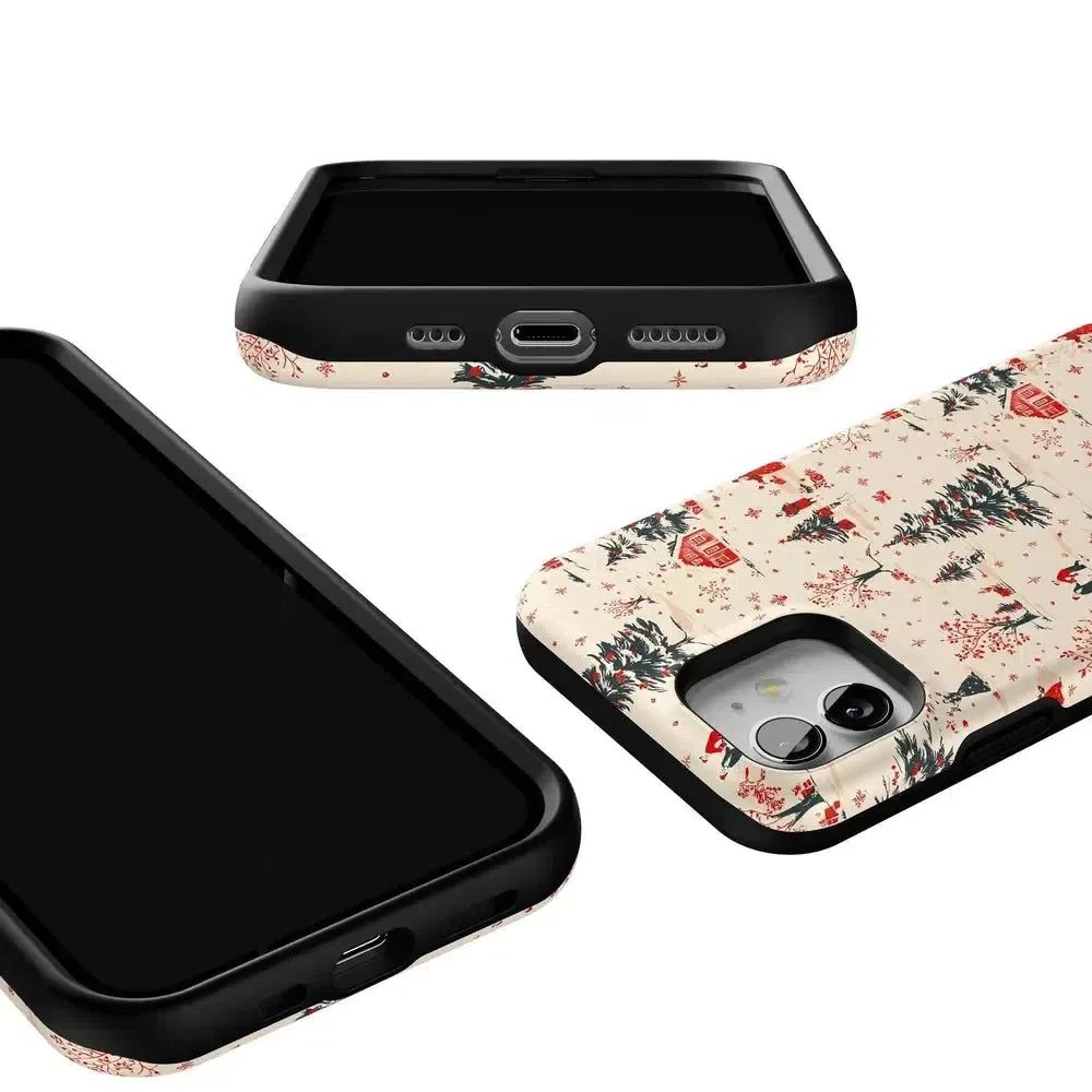 Winter Nostalgia | Vintage Holiday Case Phone Case Casetry