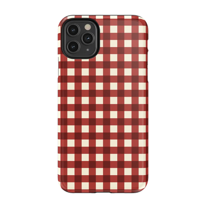 Checked Twice | Red Plaid Case