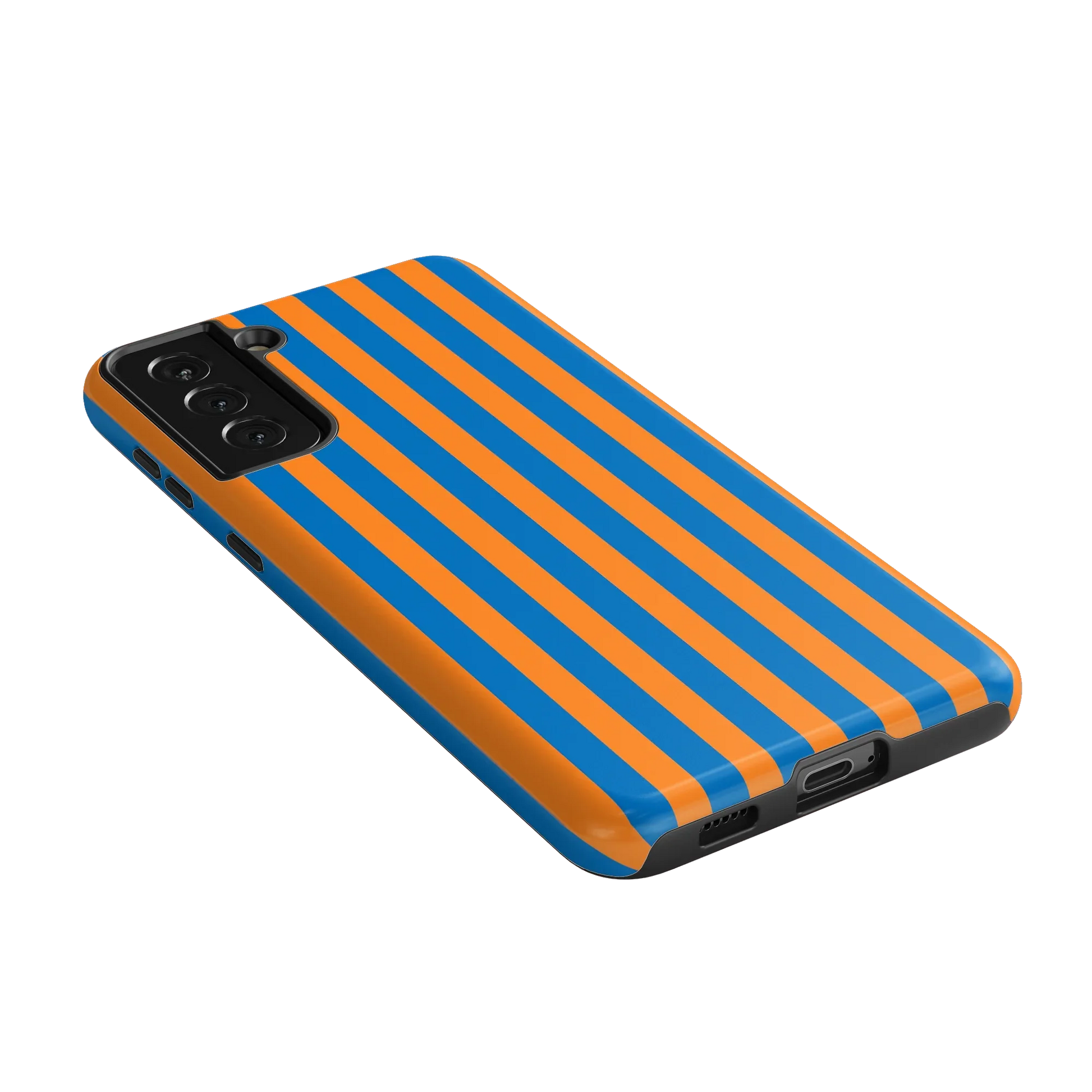 Go New York | Blue & Orange Stripes Case
