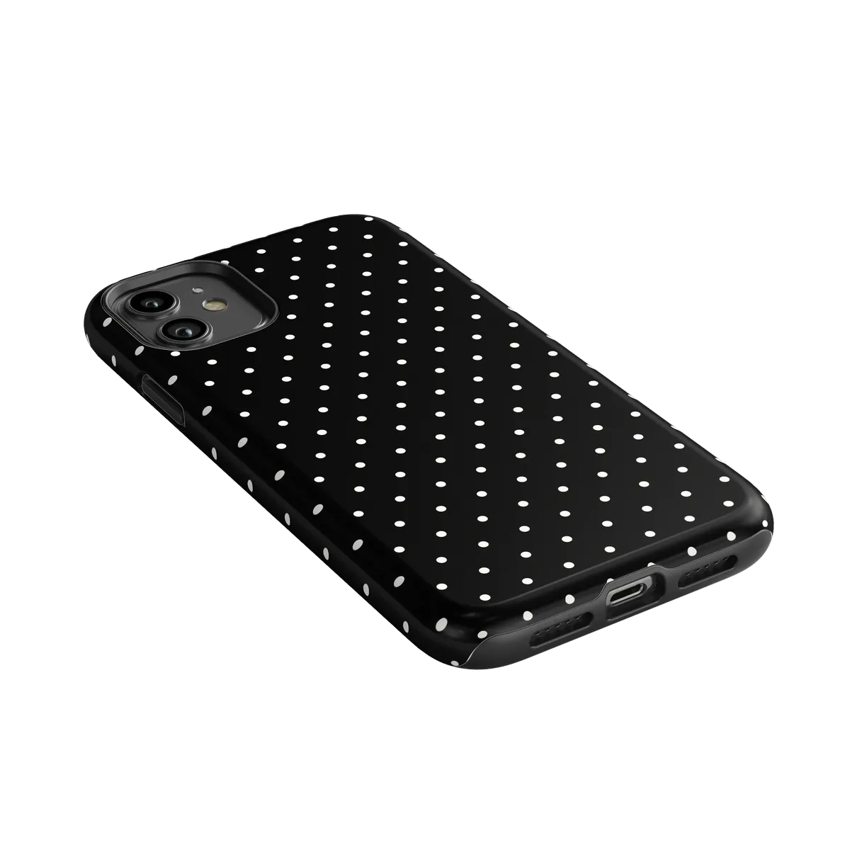 On the Dot | White Polka Dot Case