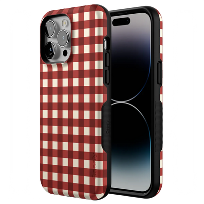 Checked Twice | Red Plaid Case