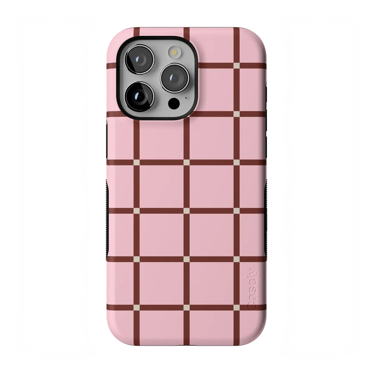 Uptown Gridlock | Pink Checkerboard Case