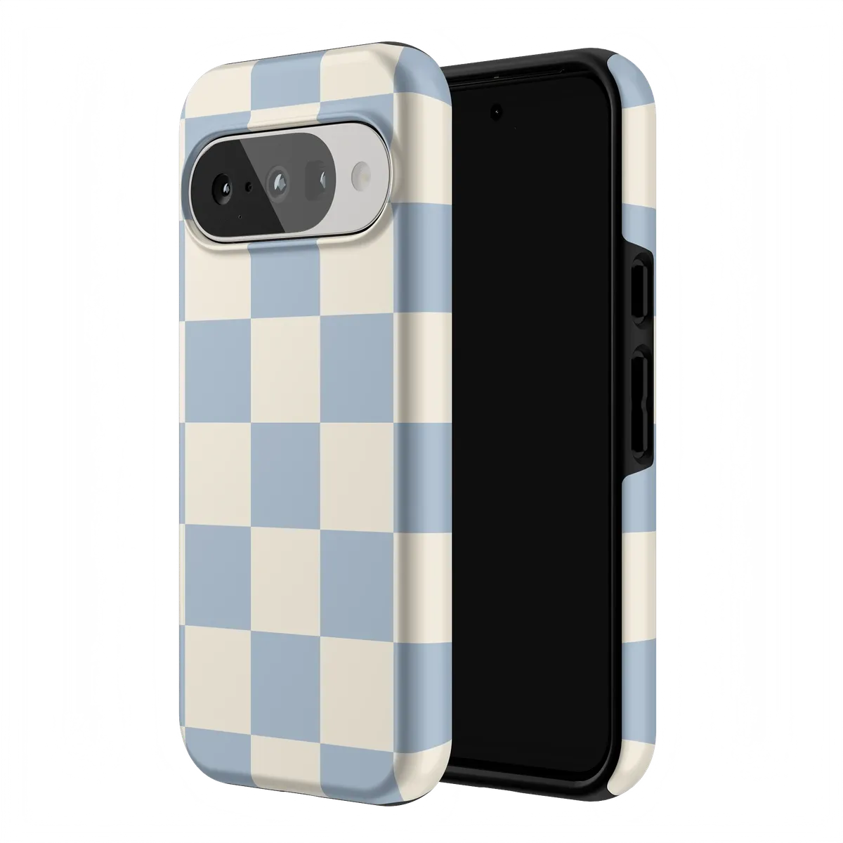 Fit Check | Light Blue Checkerboard Case