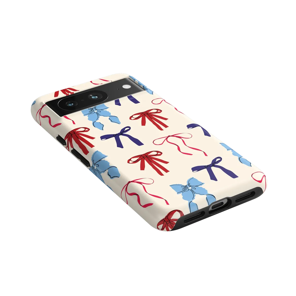 American Girlie | Red White & Blue Bows Case