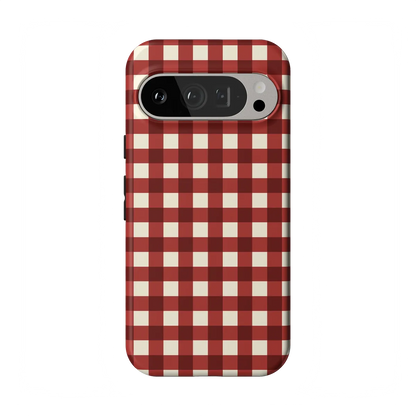 Checked Twice | Red Plaid Case