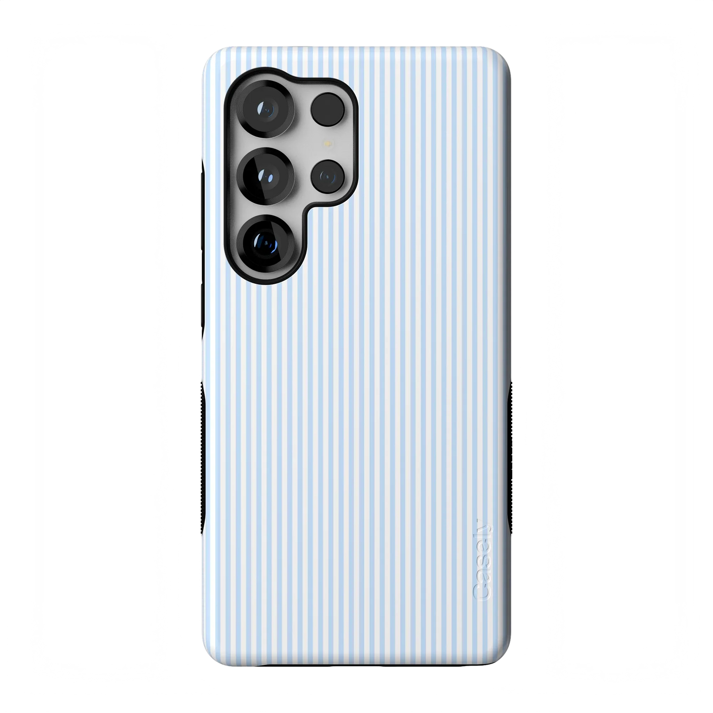 Stripes and the City | Light Blue Pinstripe Case - Galaxy S25 Ultra
