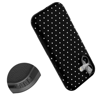 On the Dot | White Polka Dot Case