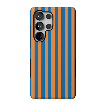 Go New York | Blue & Orange Stripes Case - Galaxy S25 Ultra
