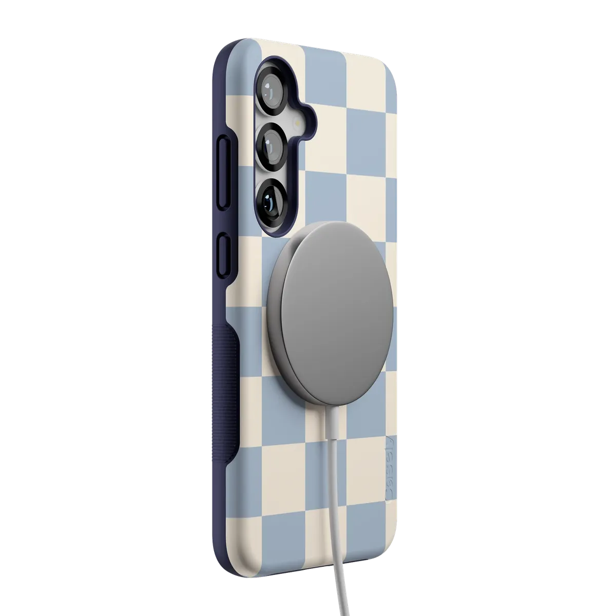 Fit Check | Light Blue Checkerboard Case