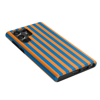 Go New York | Blue & Orange Stripes Case