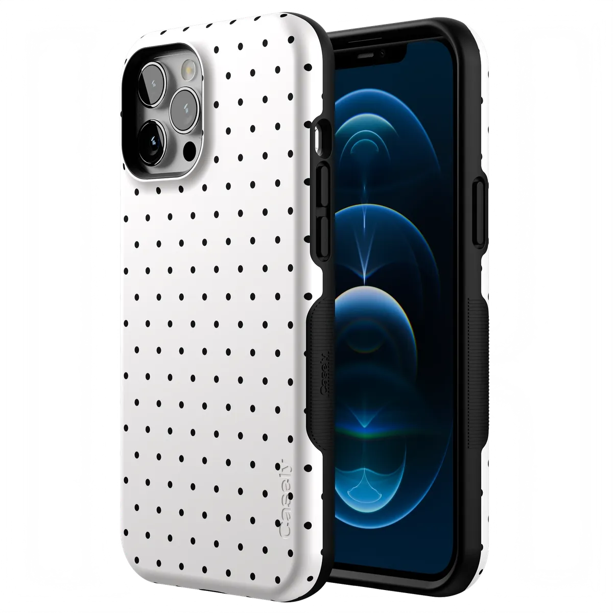 On the Dot | Black Polka Dot Case