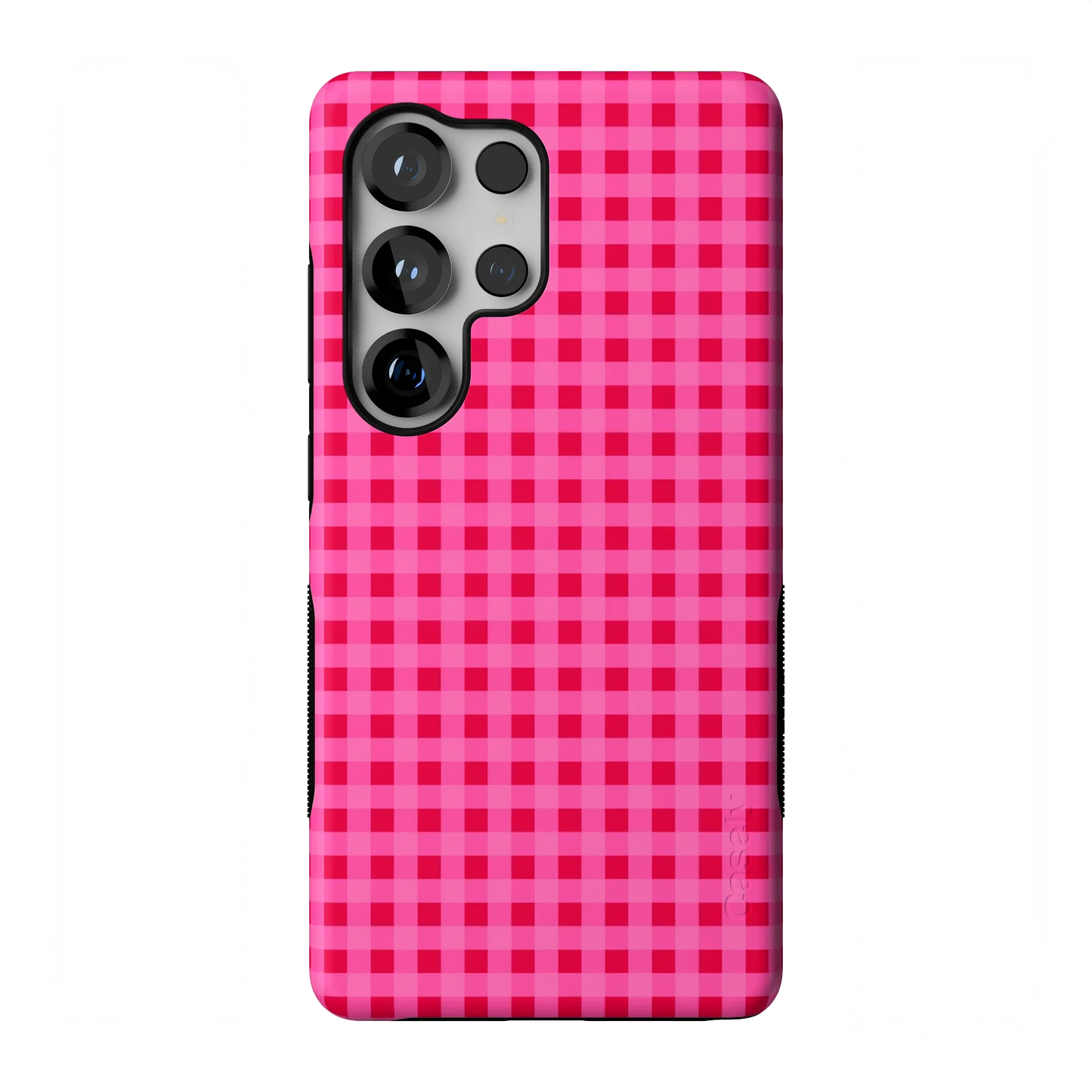 Sweet Jam | Hot Pink Gingham Case - Galaxy S25 Ultra