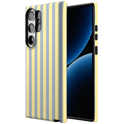 Coastline Stripes | Blue & Yellow Case