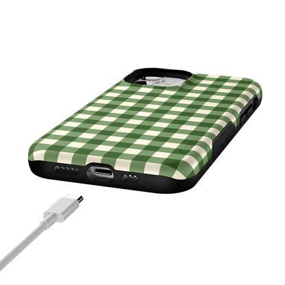 Checked Twice | Green Plaid Case