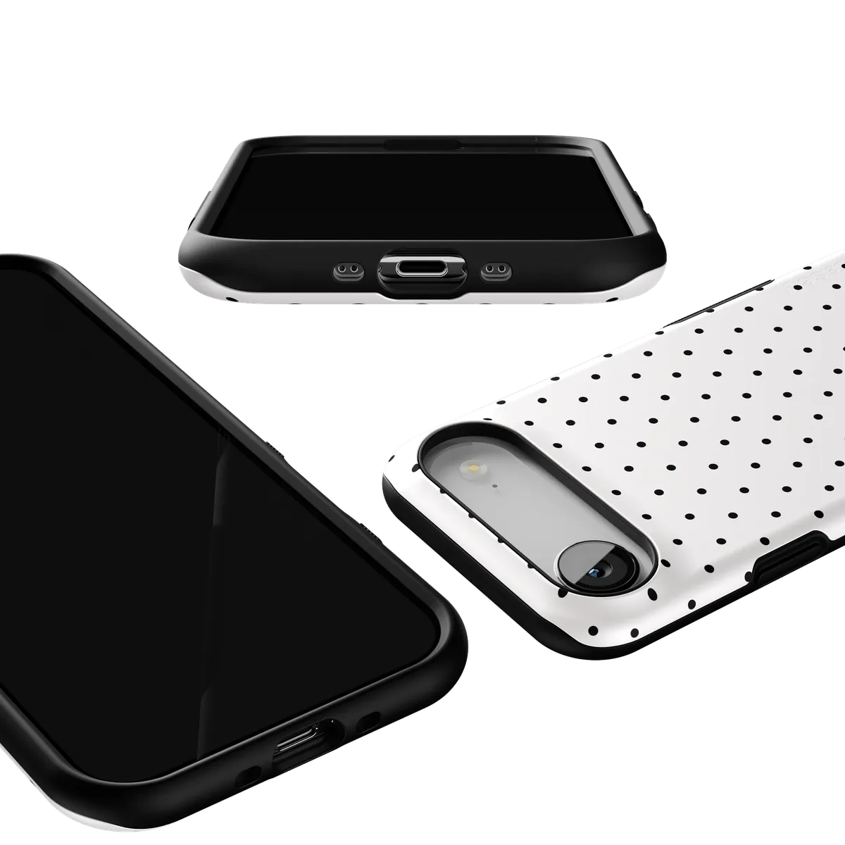 On the Dot | Black Polka Dot Case