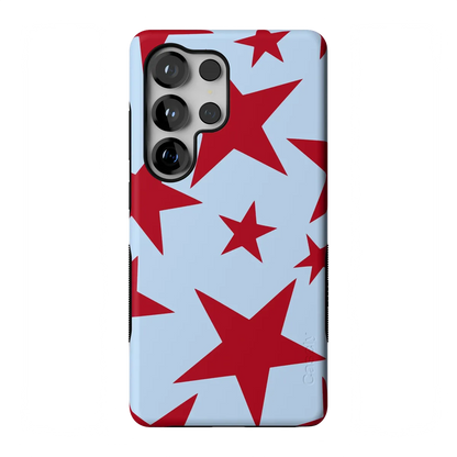 Stars Align | Blue & Red Stars Case - Galaxy S25 Ultra