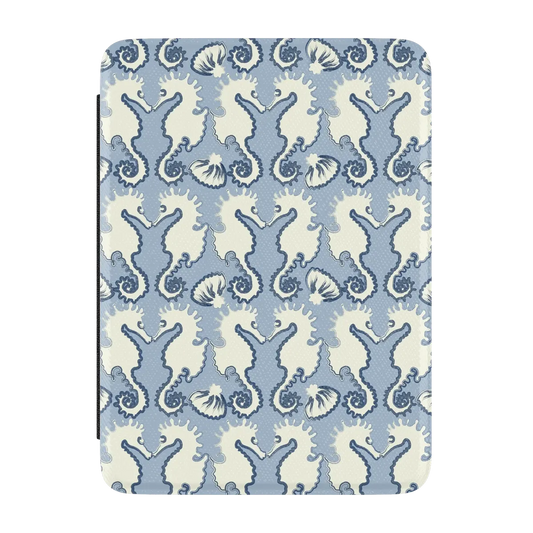 Seahorse Drift | Coastal Blues Kindle Case