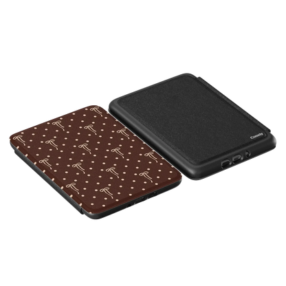Teddy Bows | Brown Polka Dot Kindle Case