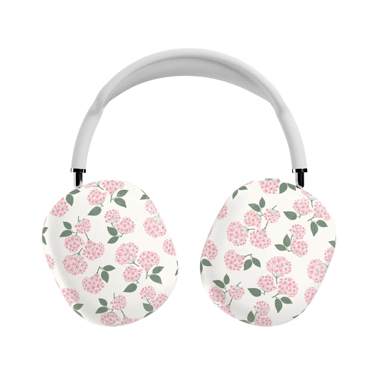 Nantucket Cottage | Pink Hydrangea AirPods Max Case - AirPods Max