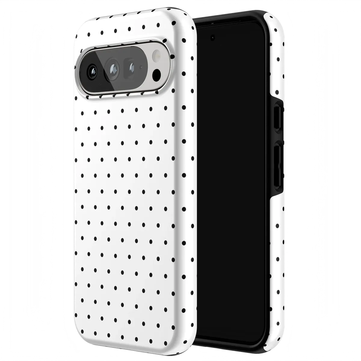 On the Dot | Black Polka Dot Case