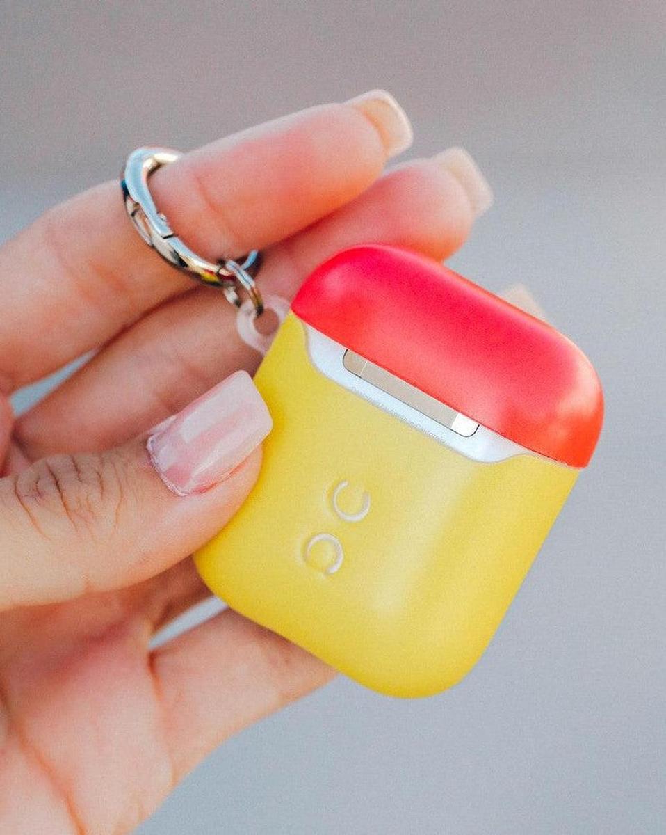 Yellow, Red & Blue | Colorblock AirPods Case AirPods Case get.casely