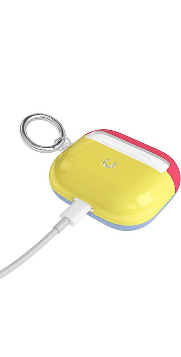 Yellow, Red & Blue | Colorblock AirPods Case AirPods Case get.casely
