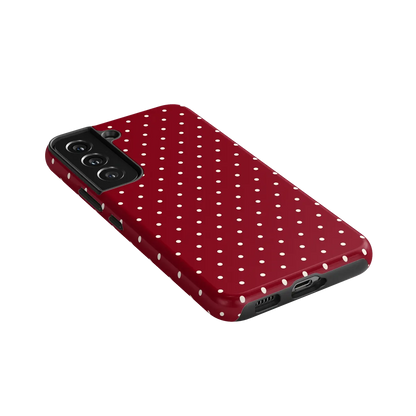 On the Dot | Maroon Polka Dot Case