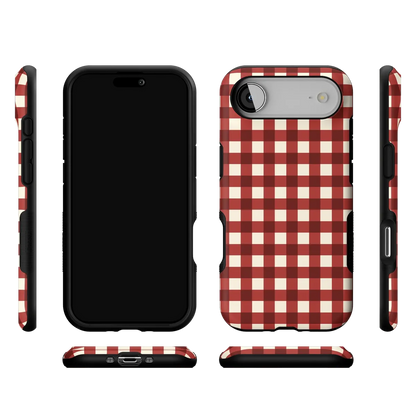 Checked Twice | Red Plaid Case
