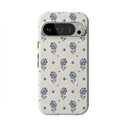 Seaside Stitch | Vintage Roses Case - Google Pixel 9 Pro
