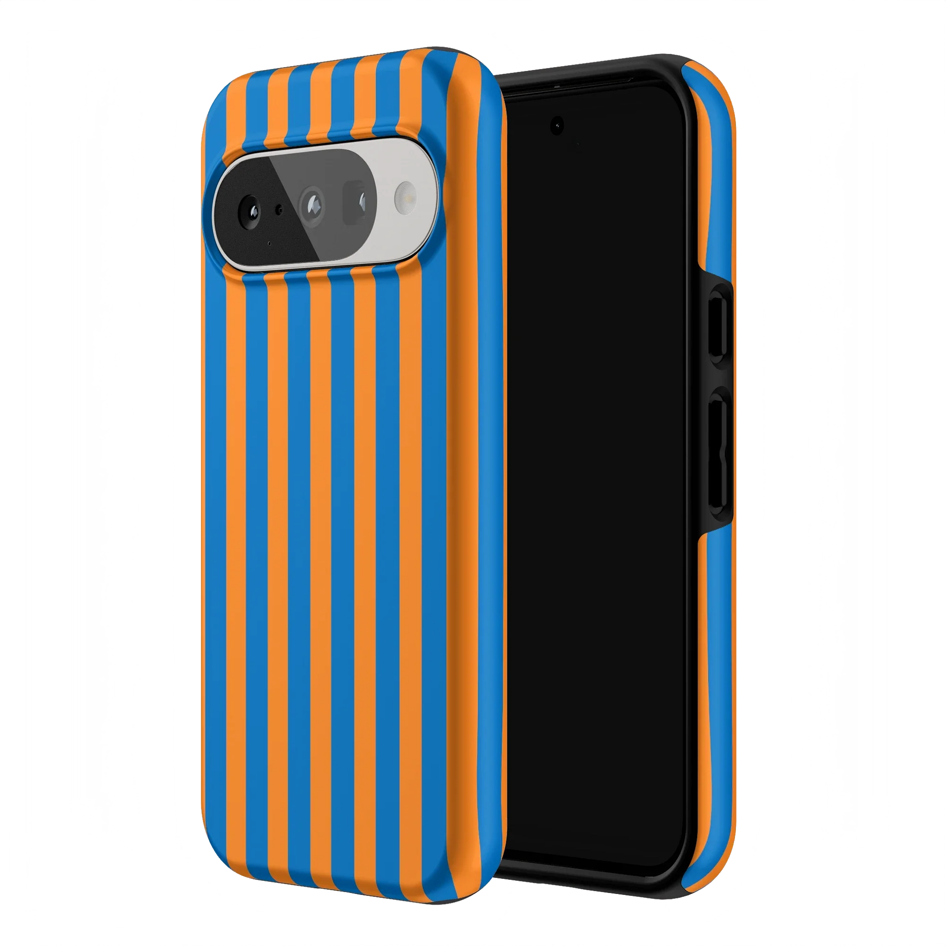 Go New York | Blue & Orange Stripes Case