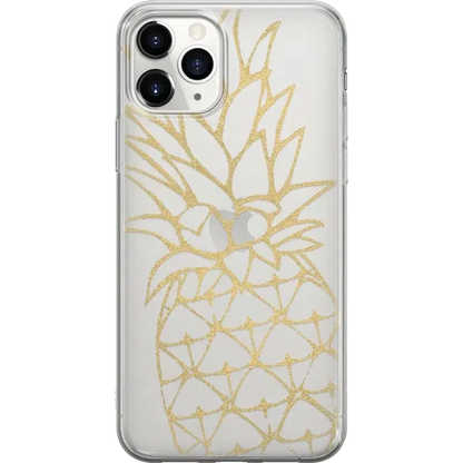 You're a Fine-Apple | Gold Pineapple Clear Case iPhone Case get.casely Classic iPhone 11 Pro Max