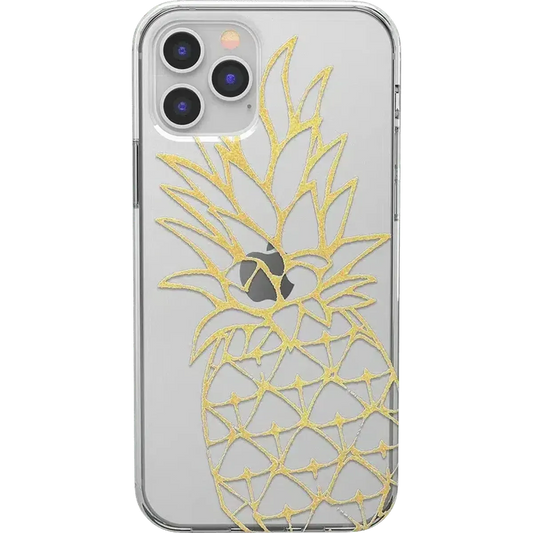 You're a Fine-Apple | Gold Pineapple Clear Case iPhone Case get.casely Classic iPhone 12 Pro