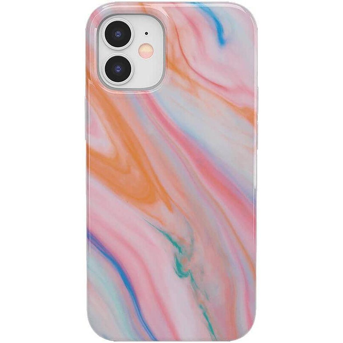 You're a Gem | Rainbow Marble Swirl Case iPhone Case get.casely Classic iPhone 12 Mini