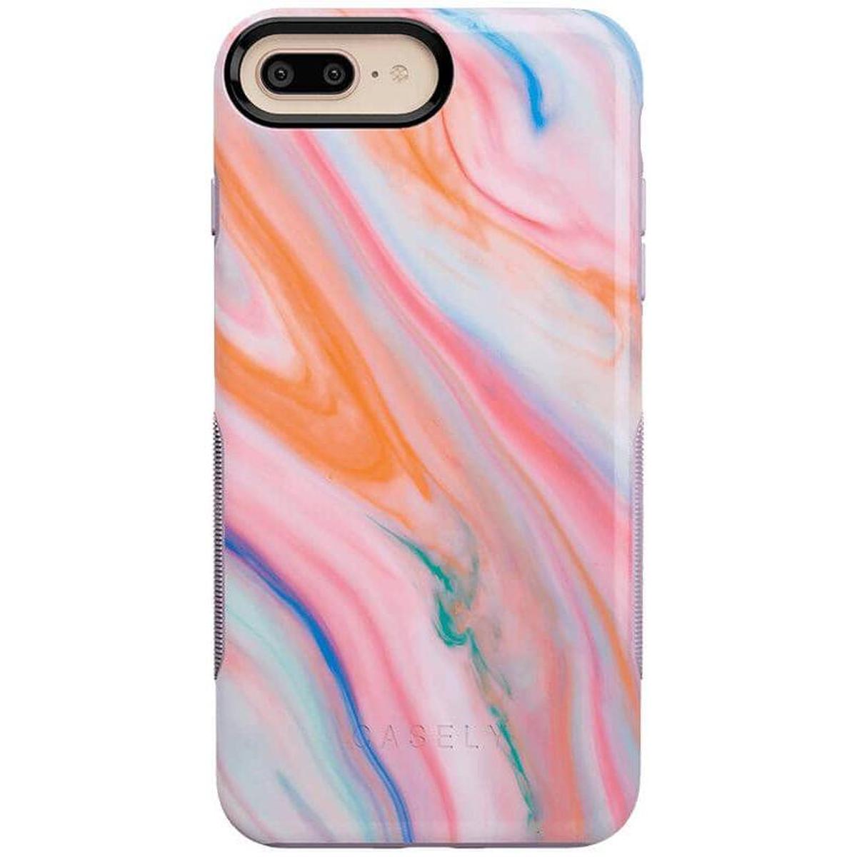 You're a Gem | Rainbow Marble Swirl Case iPhone Case get.casely