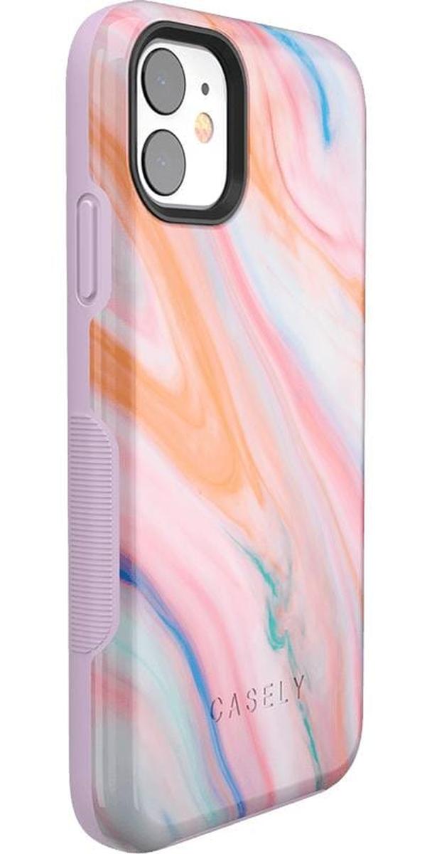 You're a Gem | Rainbow Marble Swirl Case iPhone Case get.casely