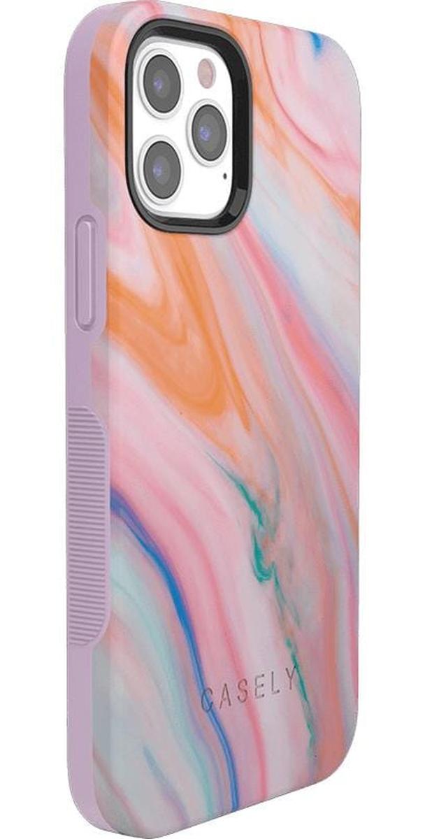 You're a Gem | Rainbow Marble Swirl Case iPhone Case get.casely