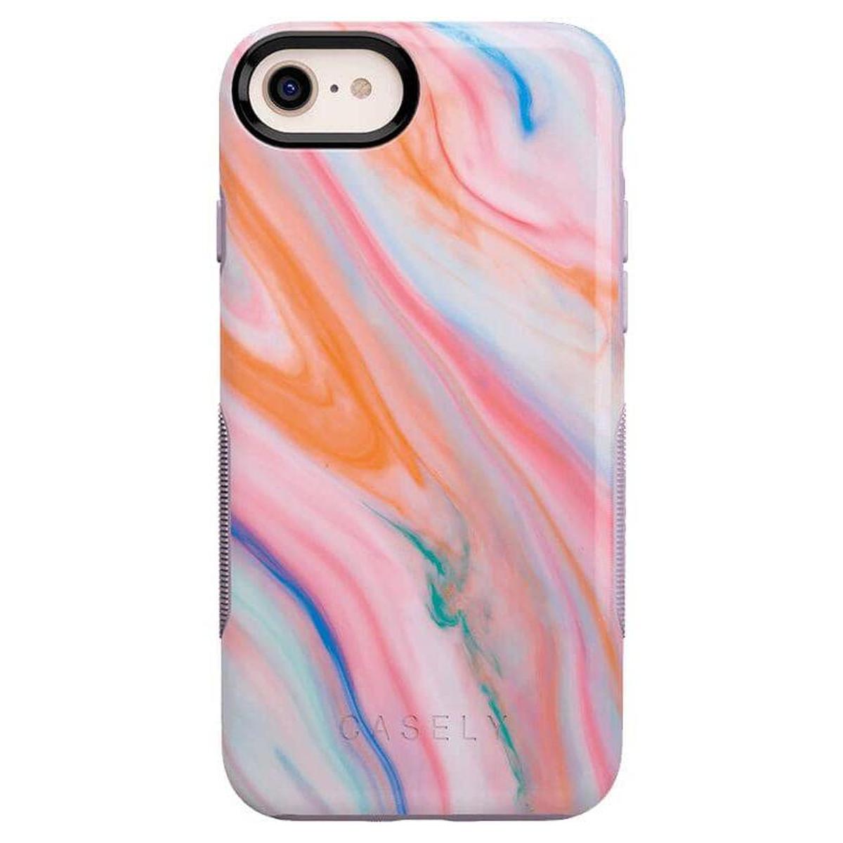 You're a Gem | Rainbow Marble Swirl Case iPhone Case get.casely