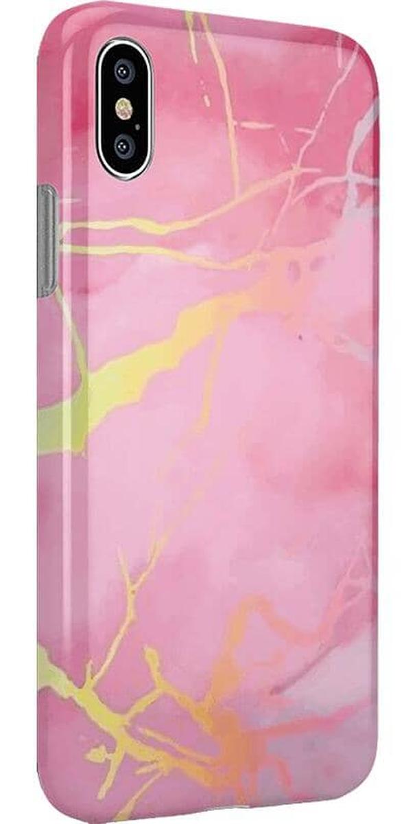 You're the Cutest | Pink Marble Holo Case iPhone Case get.casely