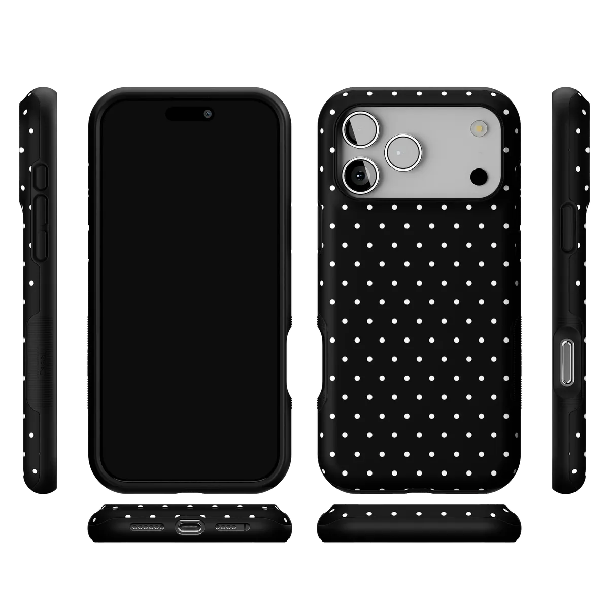On the Dot | White Polka Dot Case