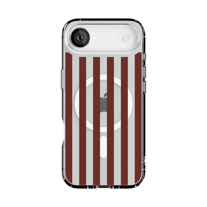 Sunday in Brooklyn | Burgundy Stripes Case - iPhone 17 Air
