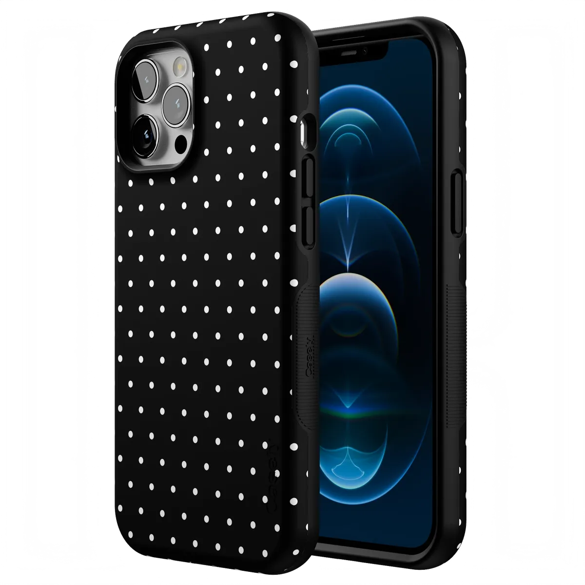 On the Dot | White Polka Dot Case