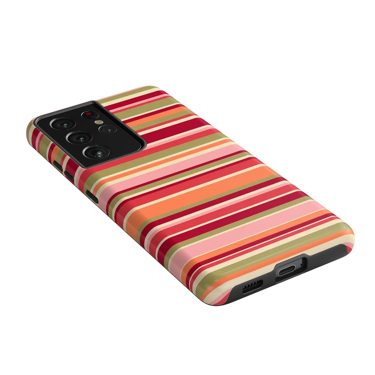 Citrus Stripes | Poolside Print Case