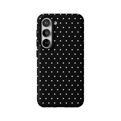 On the Dot | White Polka Dot Case