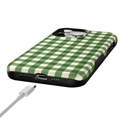 Checked Twice | Green Plaid Case